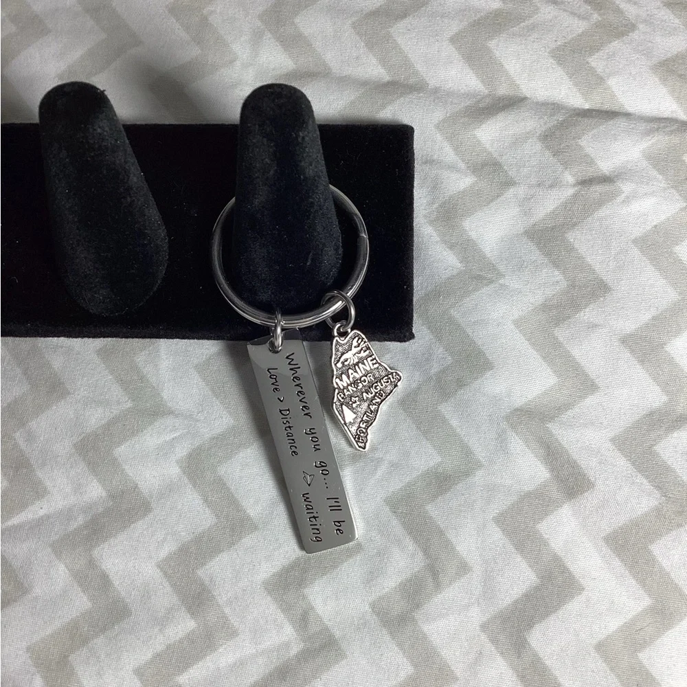 Maine Long Distance Keychain